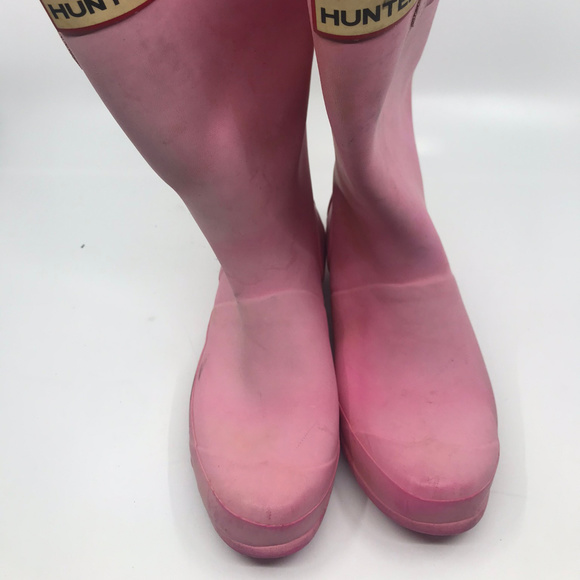 Hunter Shoes - Unisex Hunter Boots Pink Size US 2M/3F